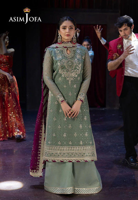 Asim Jofa Chiffon Embroidered Unstitched Collection