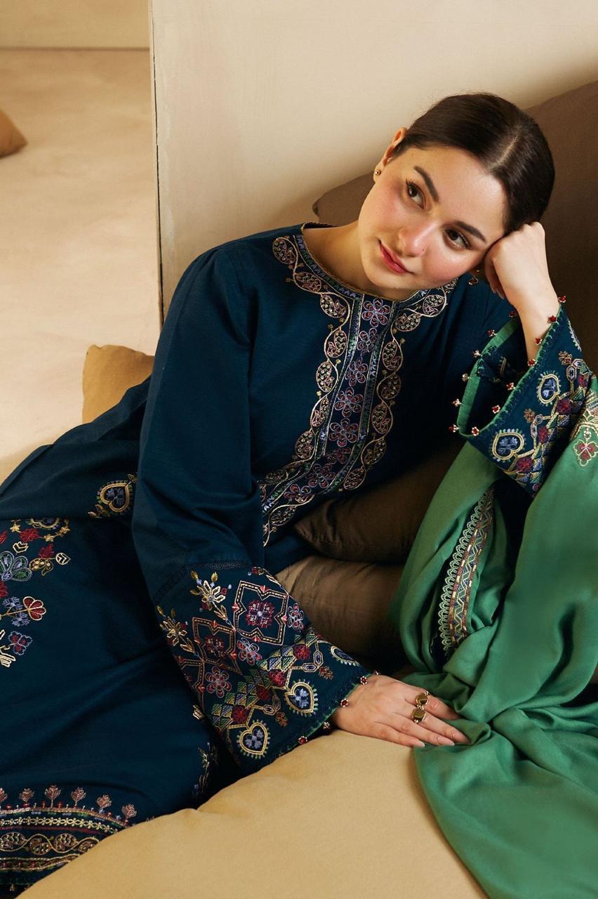 COCO By ZARA SHAHJAHAN 03PCS UNSTITCHED SUIT
